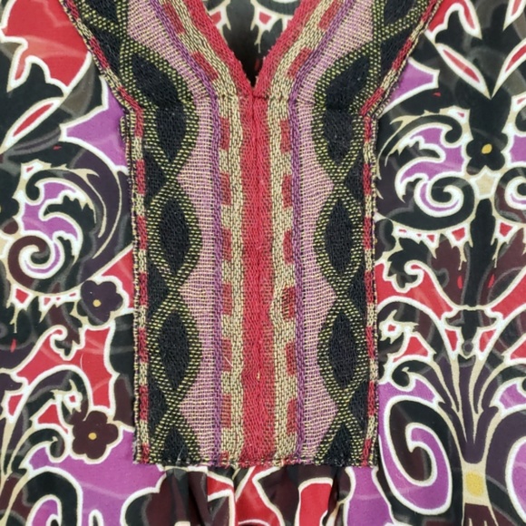 Colorful Sheer Tunic - Picture 4 of 8
